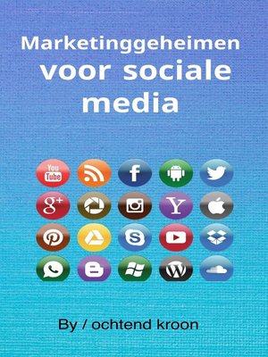 cover image of Marketinggeheimen voor sociale media